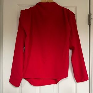 Zara large red blouse